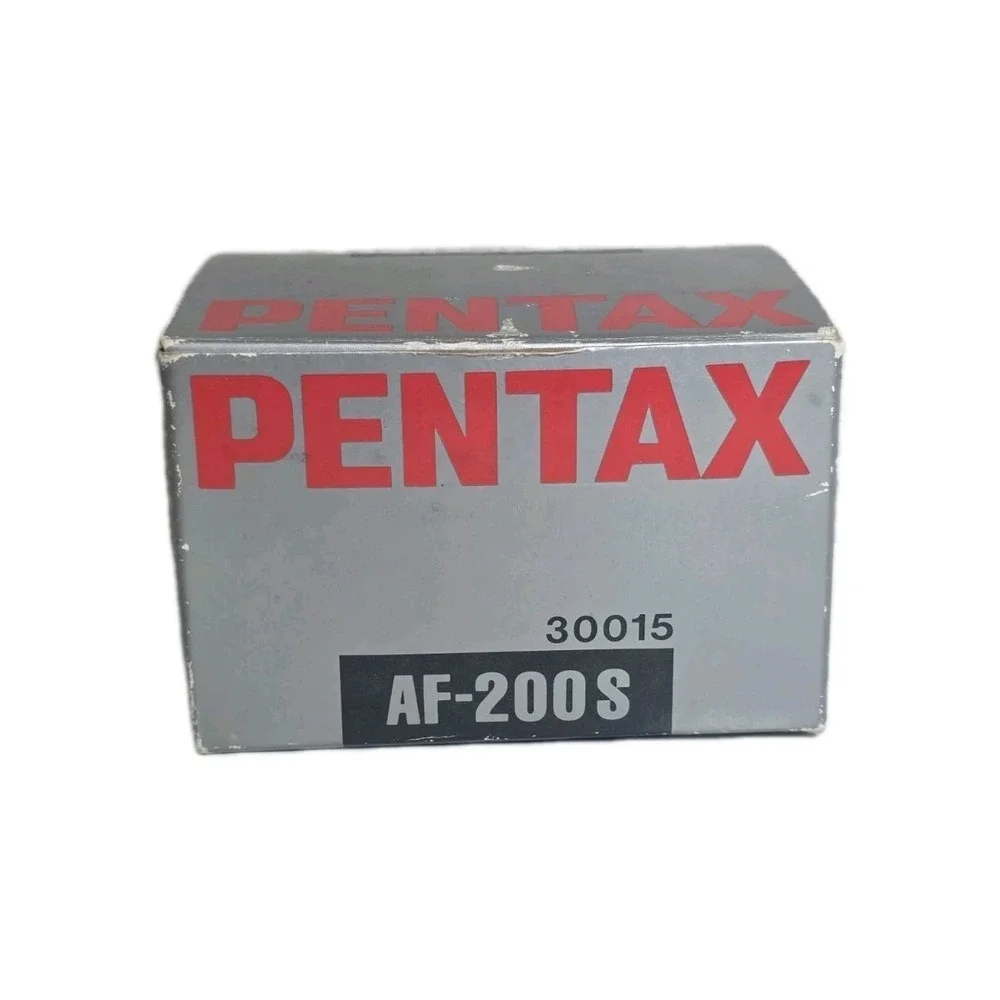 PENTAX AF 200S- Shoe Mount Flash--EX+ WITH BOX MANUAL AND CASE-TESTED